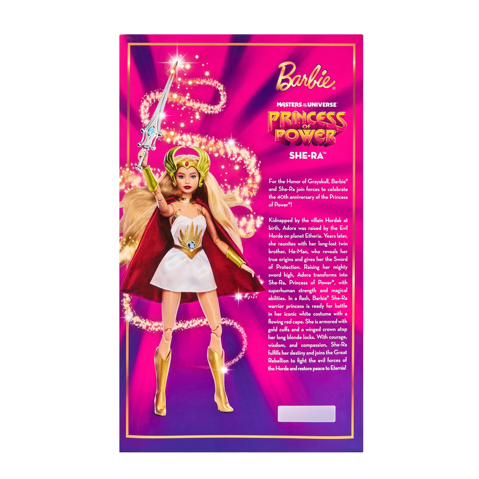 Barbie Masters of the Universe Princess of Power She-Ra Doll - Image 20