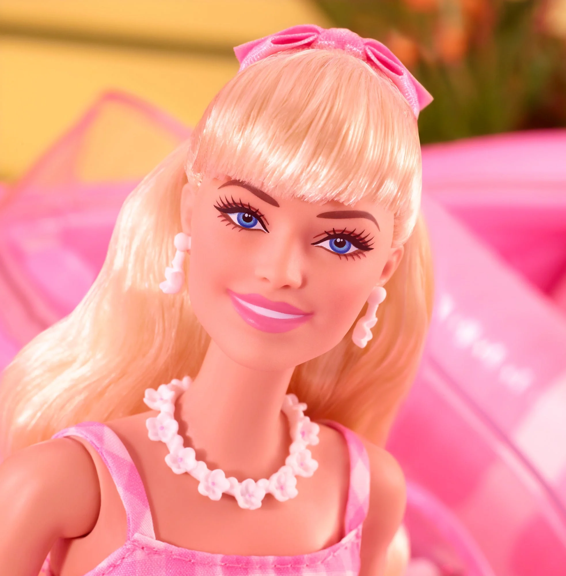 Barbie The Movie Barbie in Pink Gingham Dress