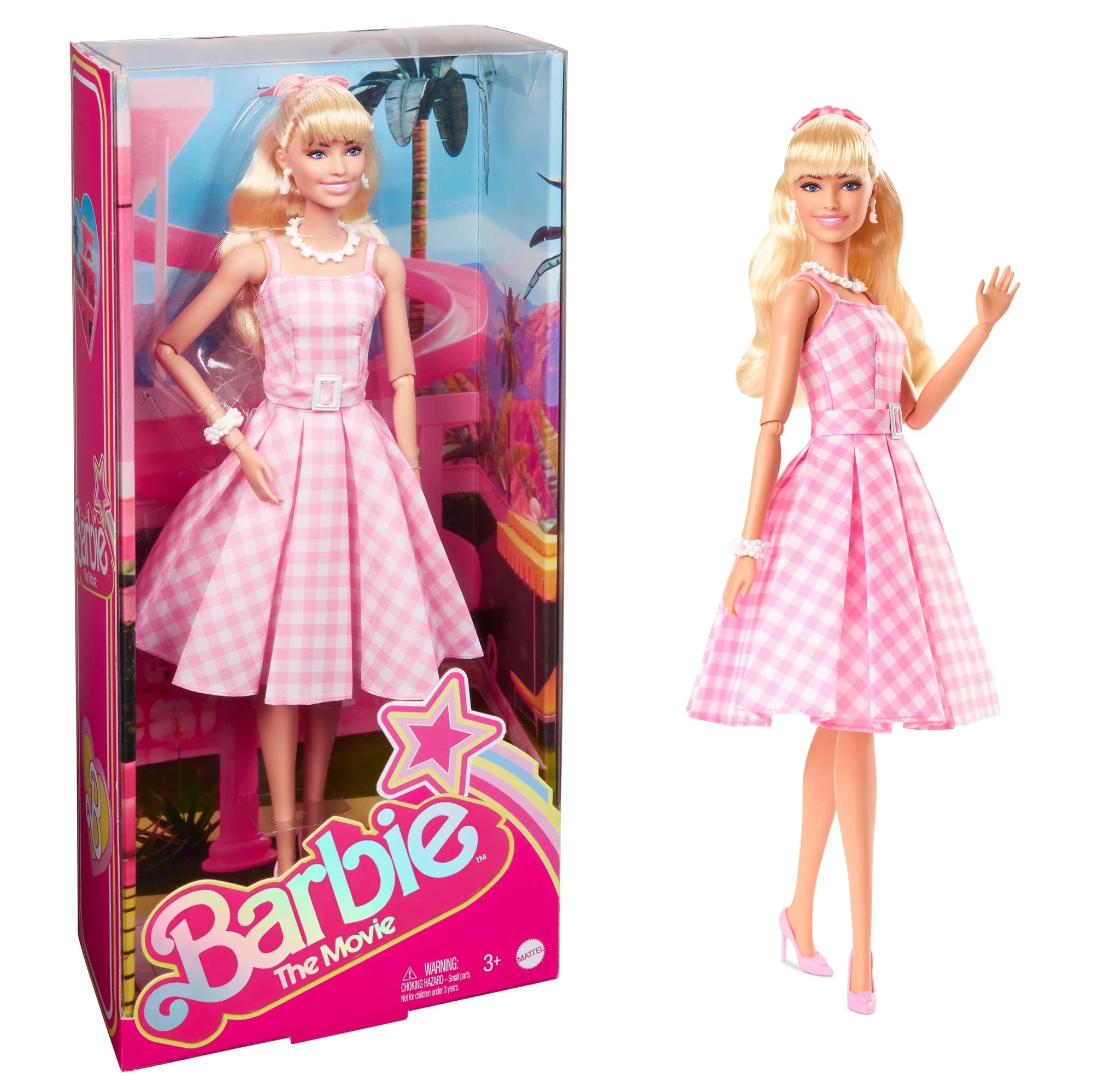 Barbie The Movie Barbie in Pink Gingham Dress - Image 14