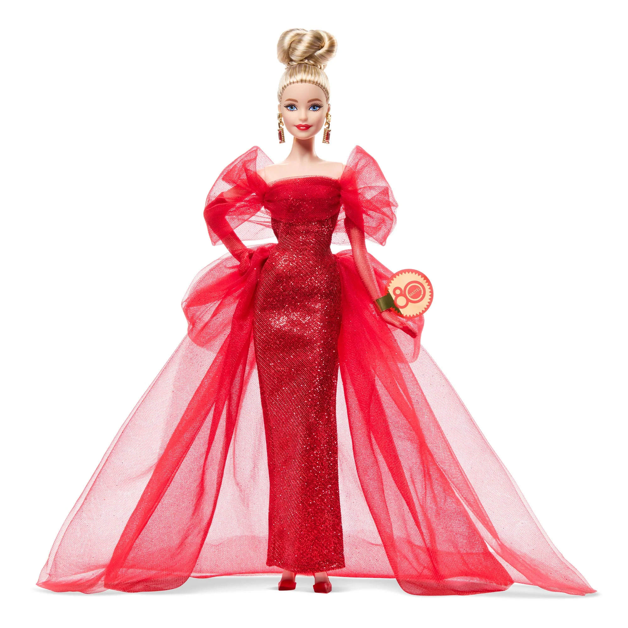 Barbie Signature Mattel 80th Anniversary Barbie Doll - Blonde - Image 10