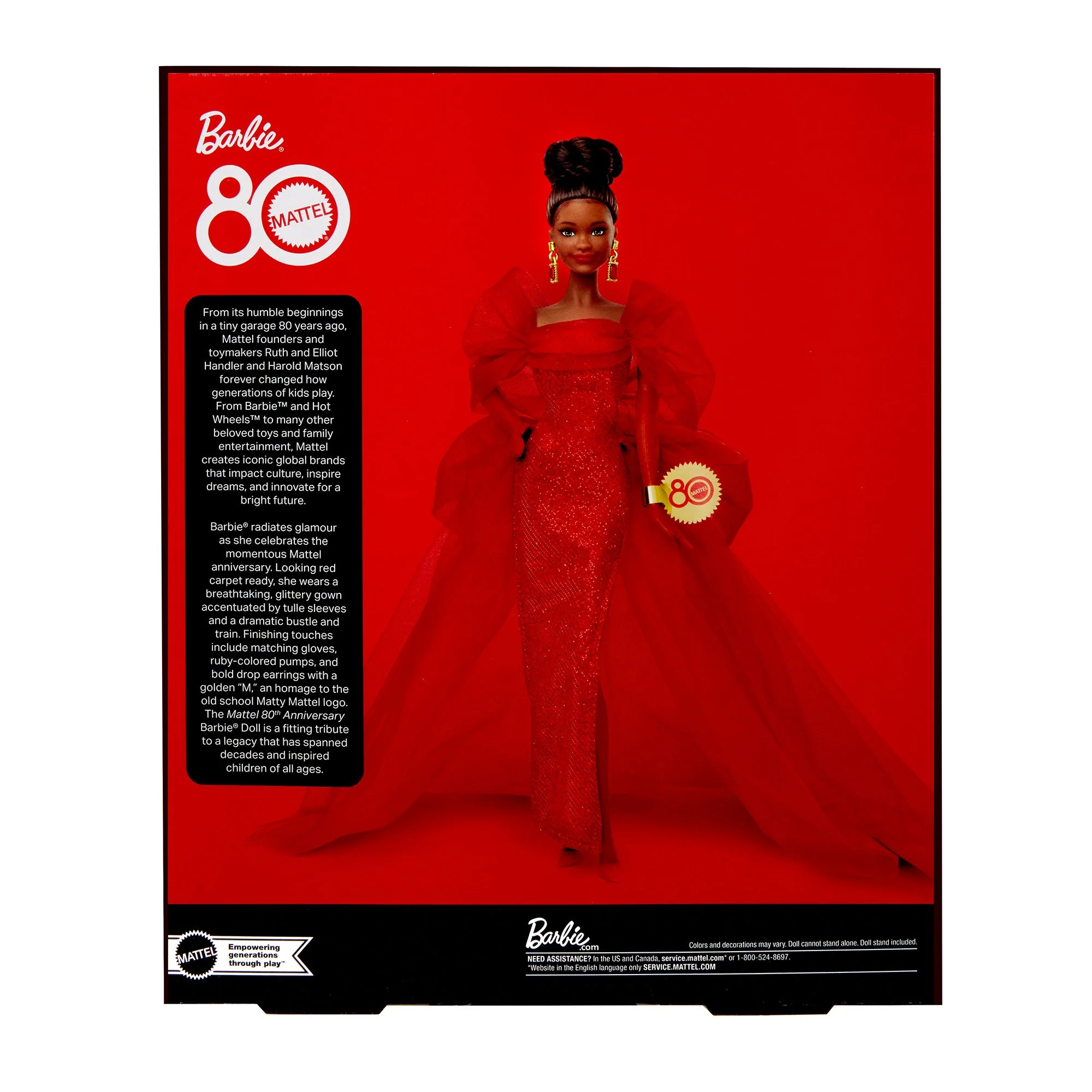 Barbie Signature Mattel 80th Anniversary Doll - Brunette - Image 19