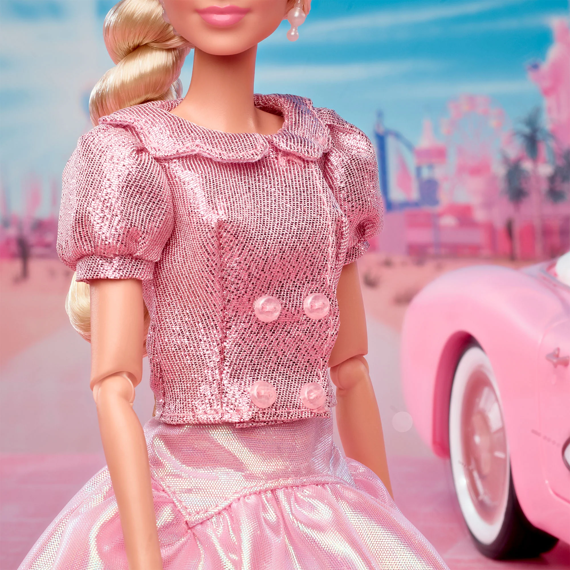 Barbie The Movie Pink Puffy Dress Barbie Doll - Image 7