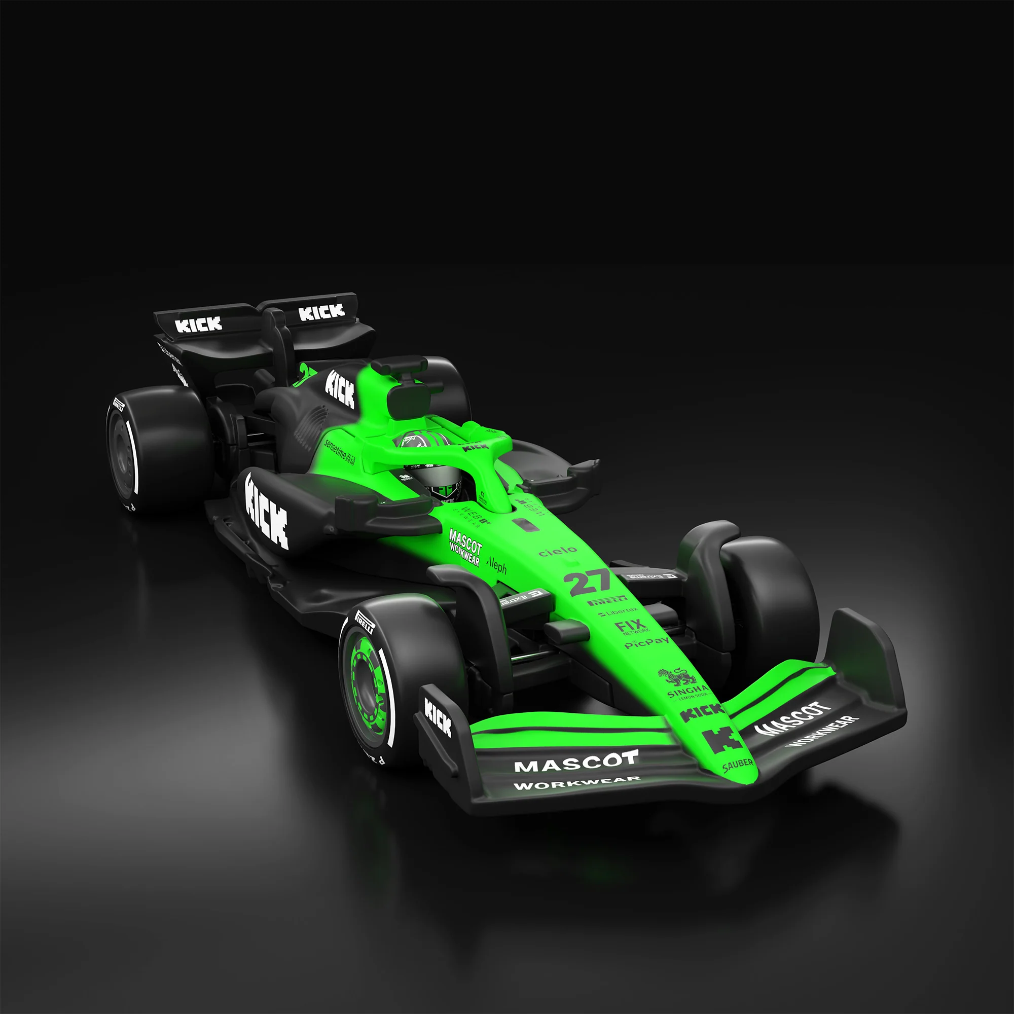 Hot Wheels Premium Collectible KICK Sauber F1® Team Car - Nico Hulkenberg - Image 7