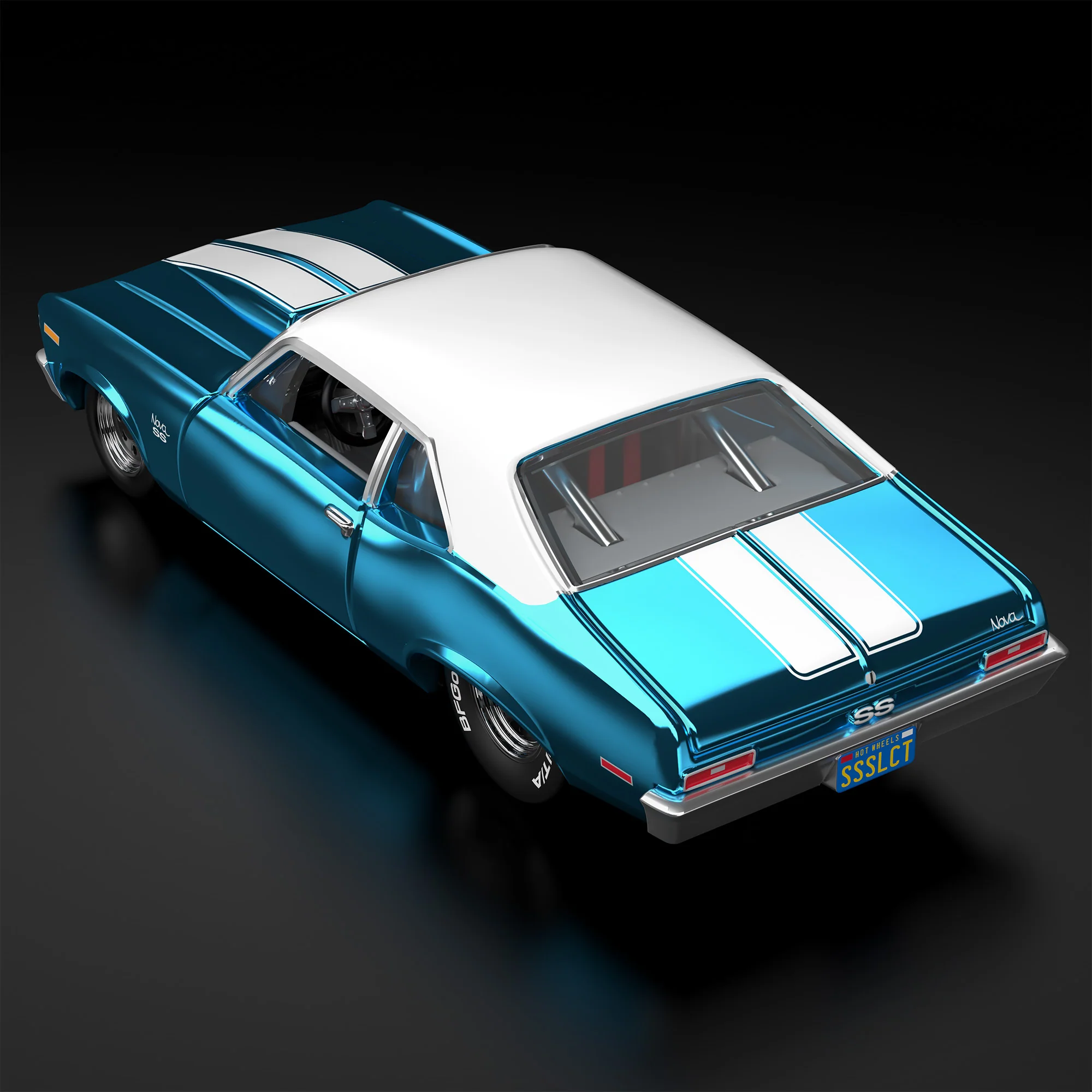 Hot Wheels Collectors RLC Exclusive sELECTIONs 1972 Chevy Nova SS - Image 6