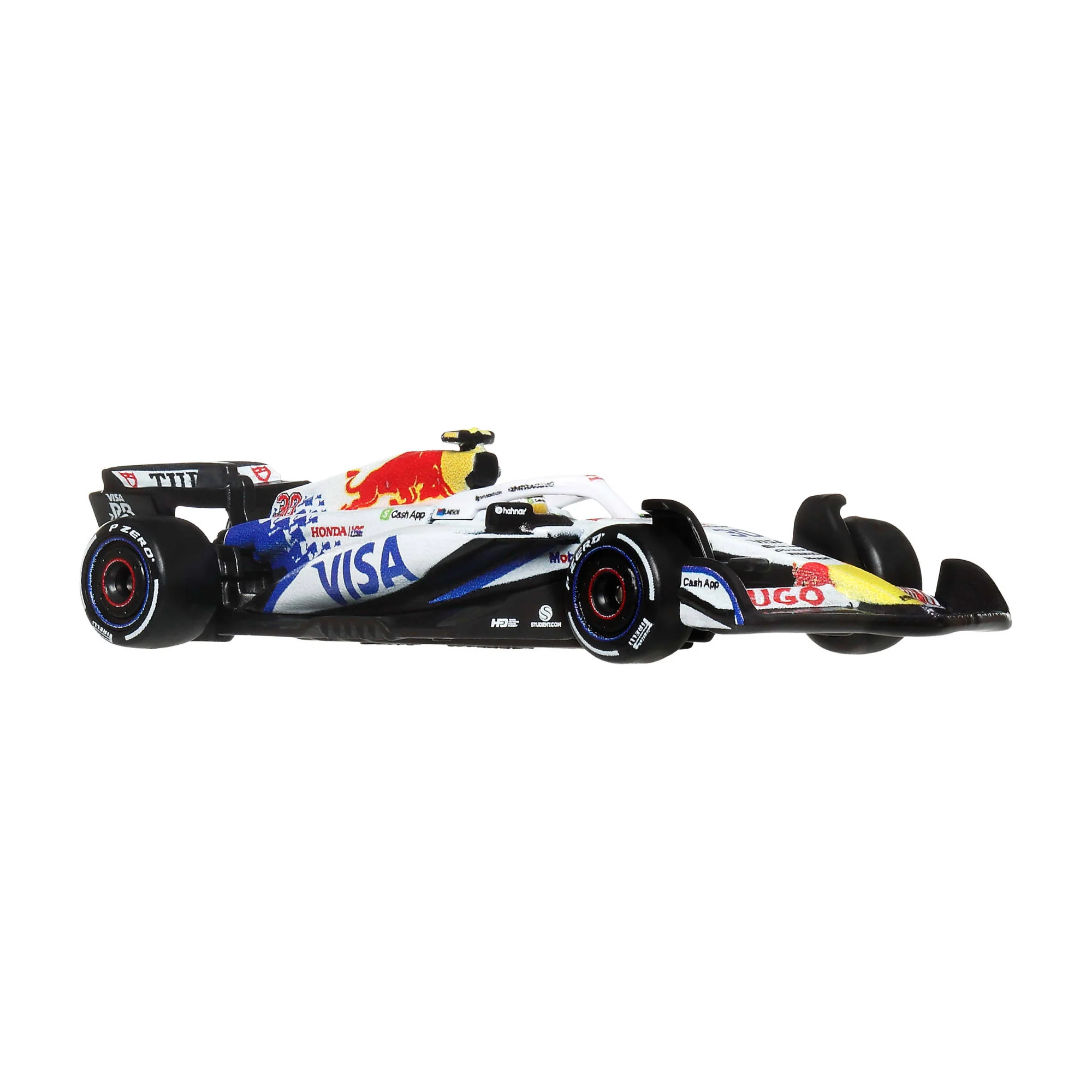 Hot Wheels Premium Collectible Visa Cash App Racing Bulls Formula One™ Team Car - Liam Lawson - Image 4
