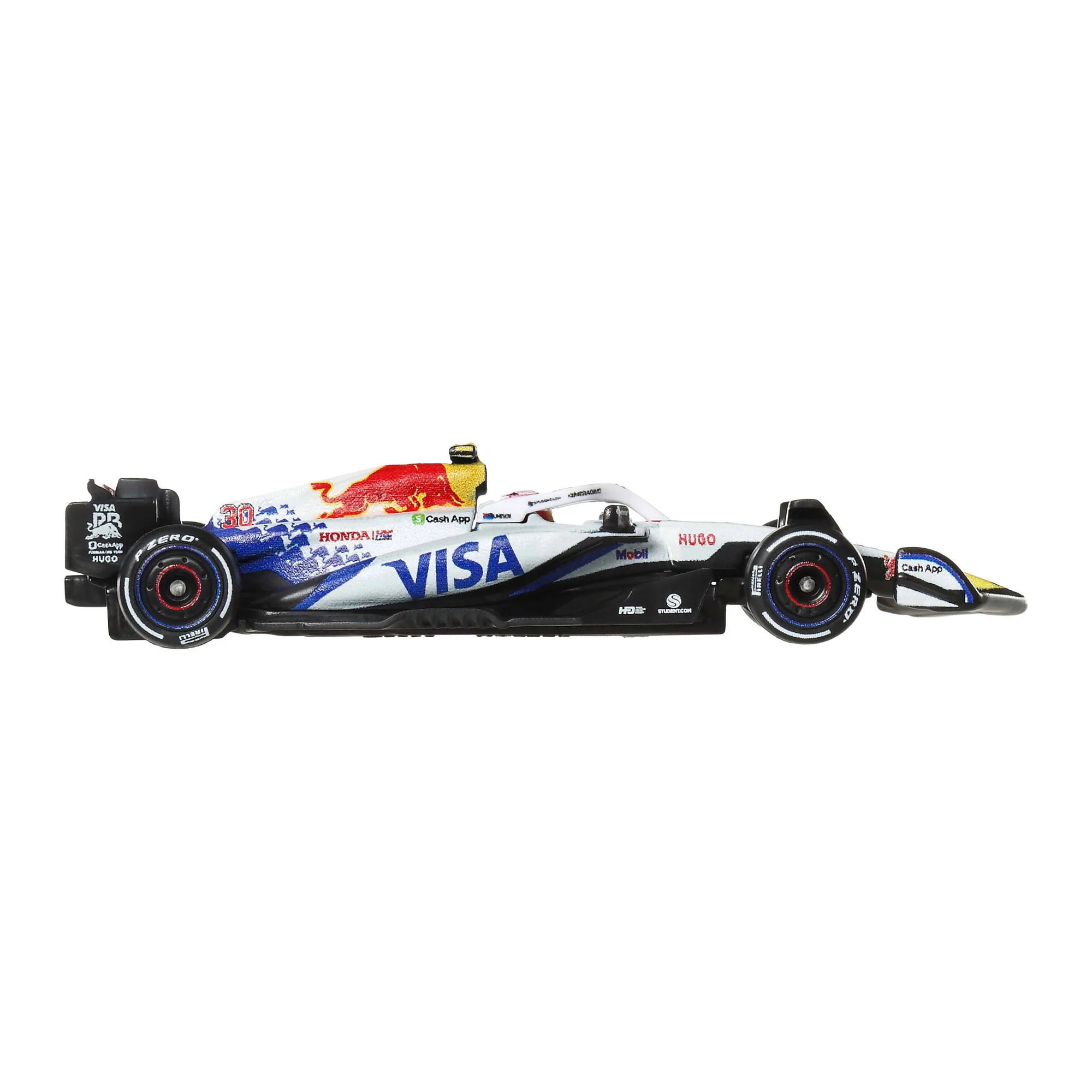 Hot Wheels Premium Collectible Visa Cash App Racing Bulls Formula One™ Team Car - Liam Lawson - Image 5