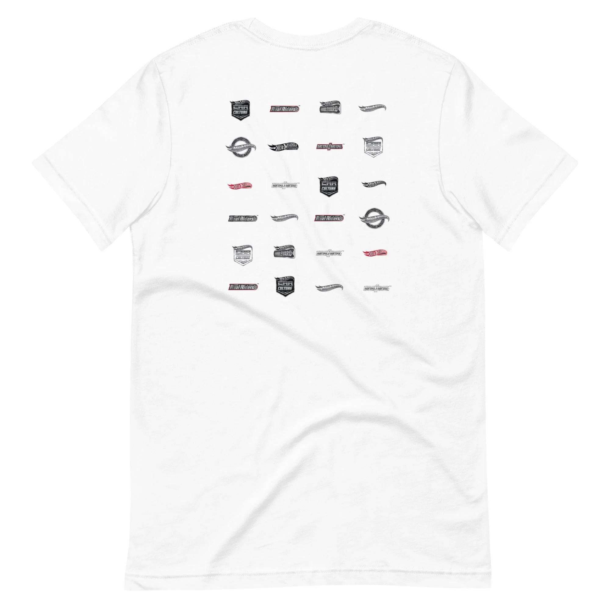 Hot Wheels Logos White T-Shirt - Image 10