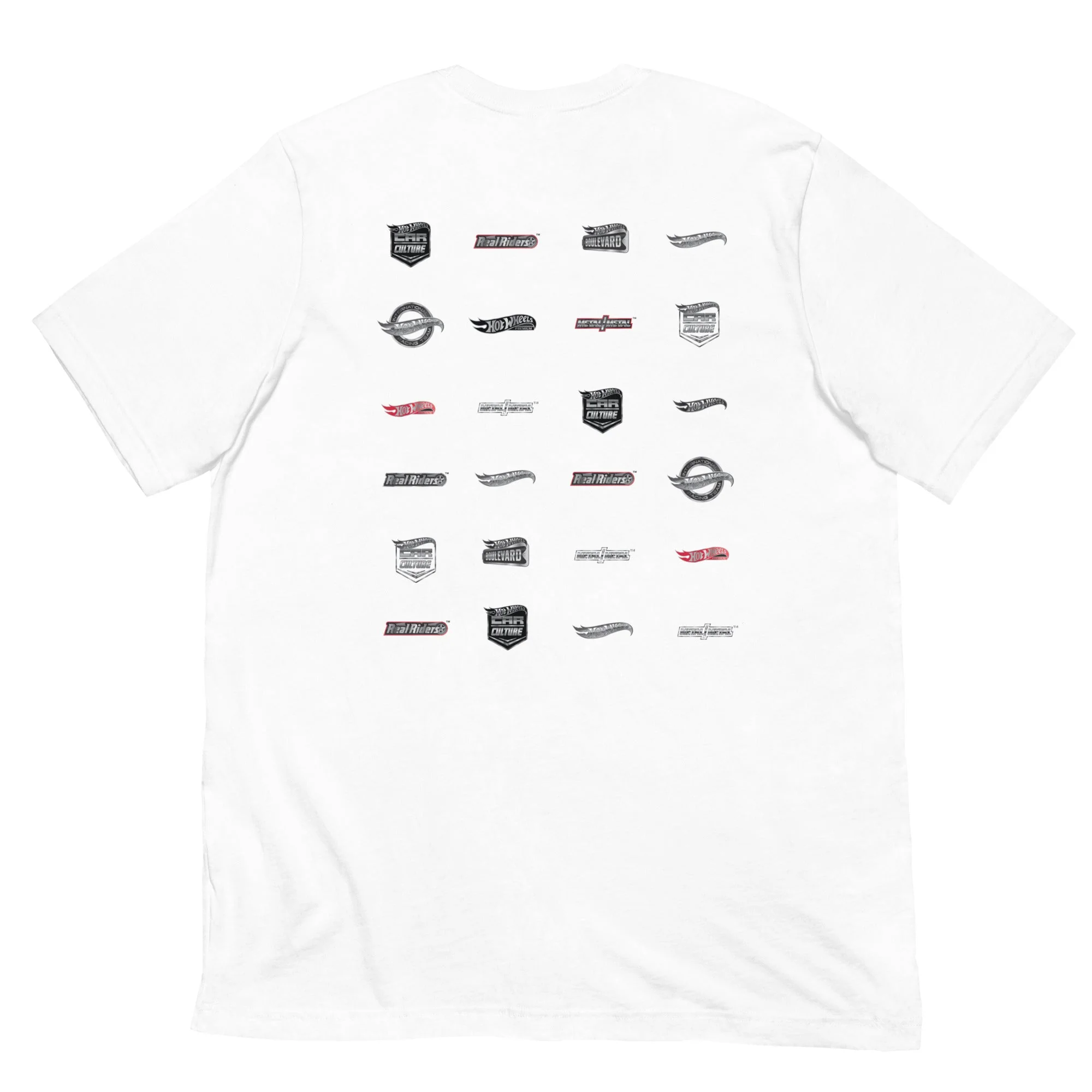 Hot Wheels Logos White T-Shirt - Image 3
