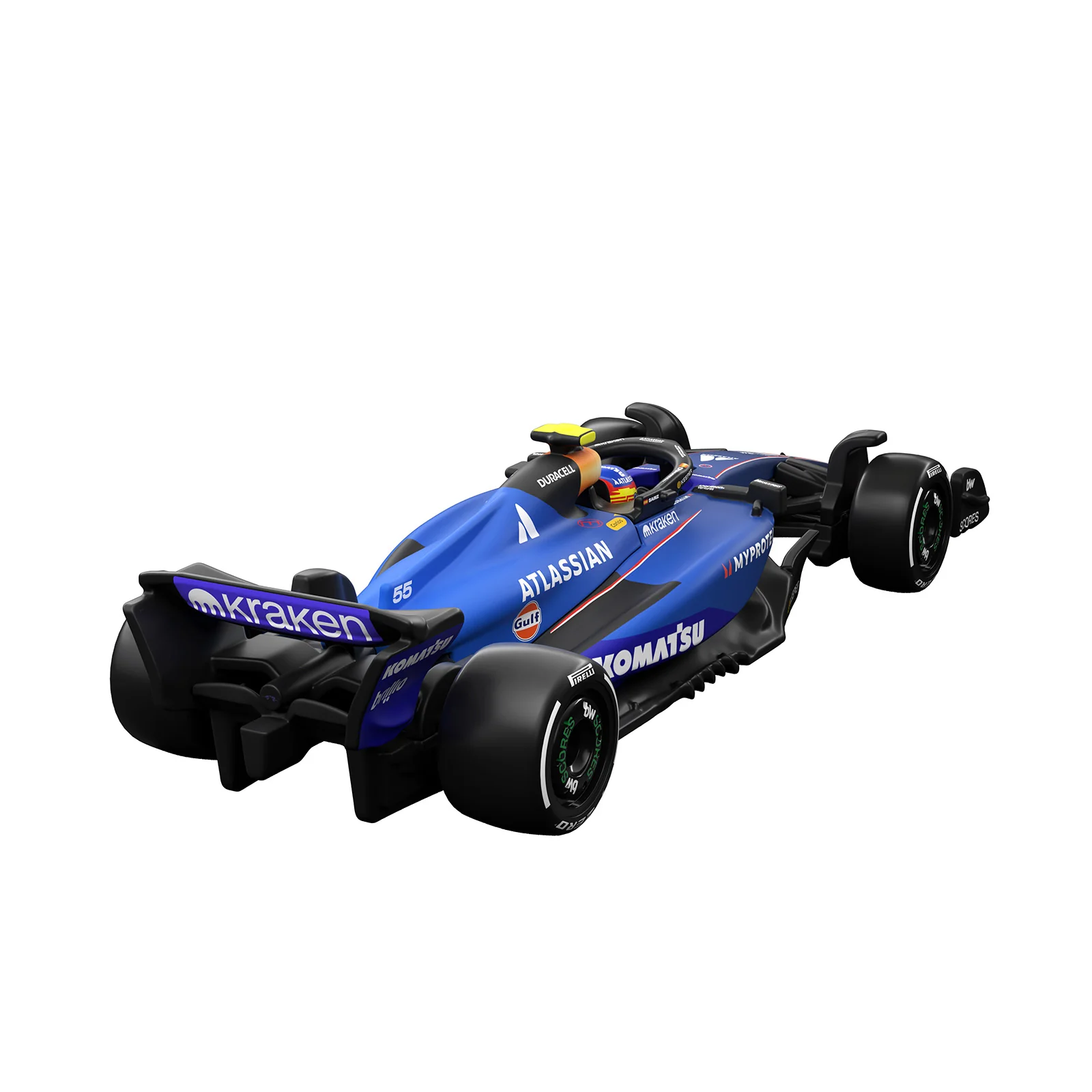 Hot Wheels Premium Collectible Atlassian Williams F1® Racing Car - Carlos Sainz - Image 3