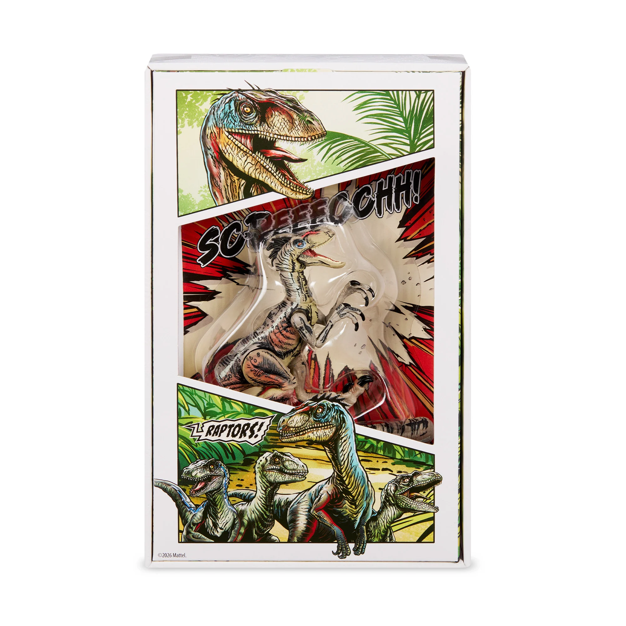 Jurassic World Hammond Collection 25th Anniversary Comic-Style Velociraptor - Image 7