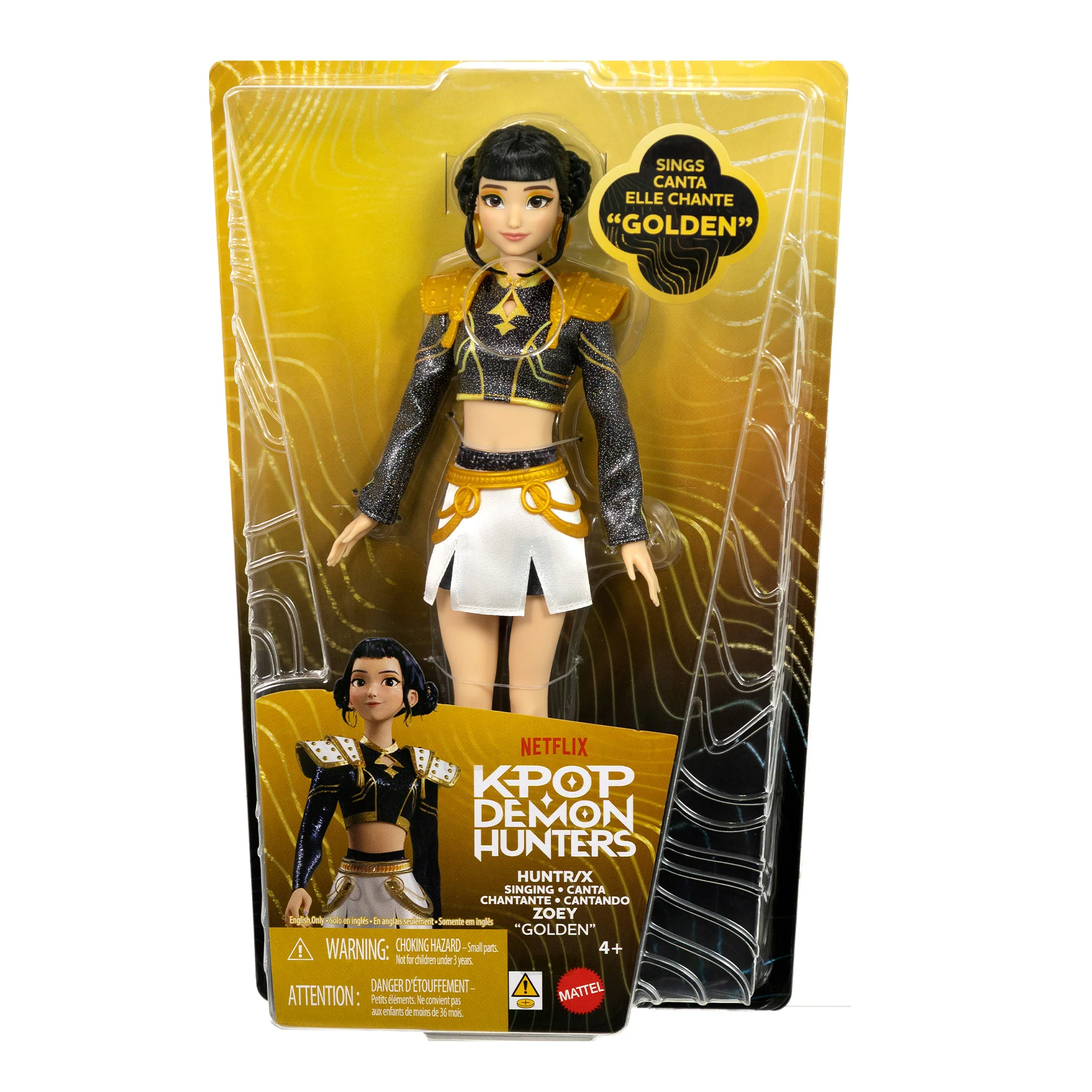 Mattel Creations KPop Demon Hunters Singing Zoey Fashion Doll - Image 6