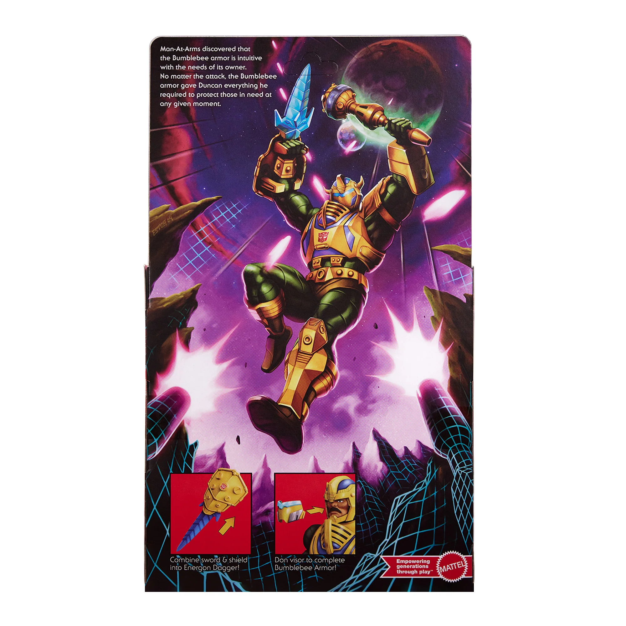 Masters of the Universe x Transformers Bumblebee Armor Man-At-Arms Action Figure - Image 11