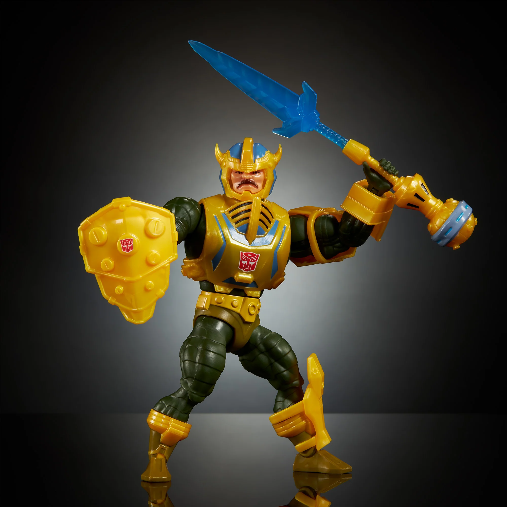 Masters of the Universe x Transformers Bumblebee Armor Man-At-Arms Action Figure - Image 3