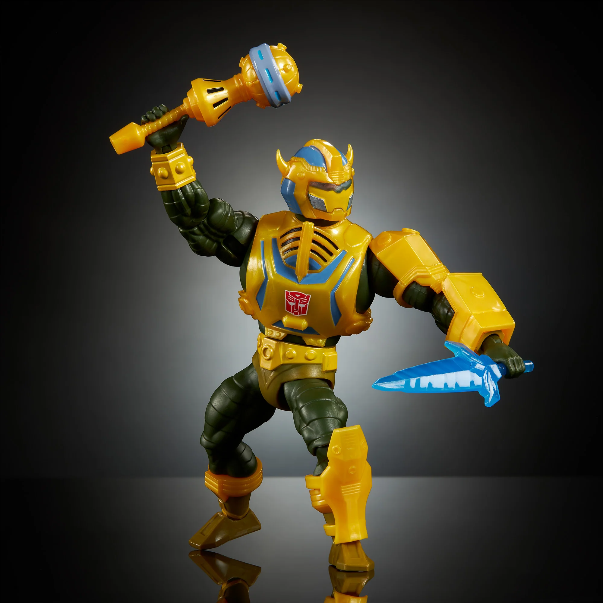 Masters of the Universe x Transformers Bumblebee Armor Man-At-Arms Action Figure - Image 5