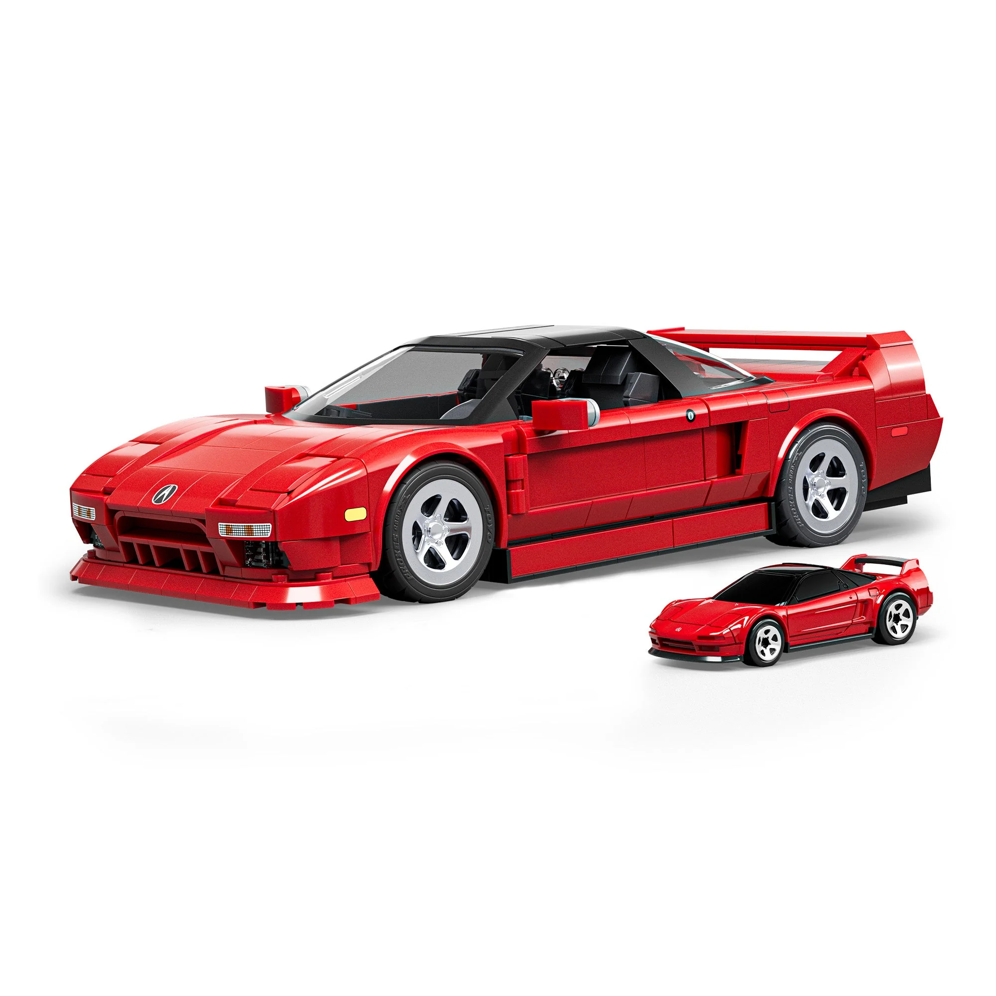 Mattel Brick Shop Hot Wheels ’90 Acura NSX Building Set - Image 3