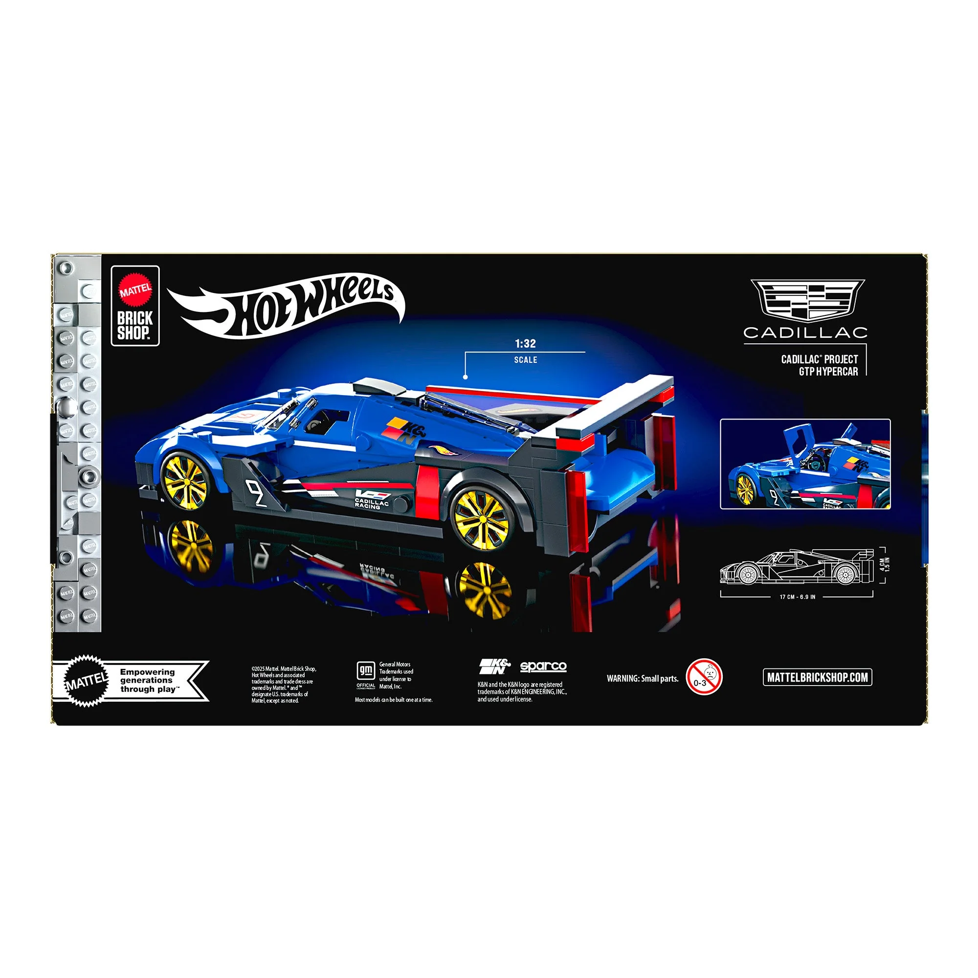Mattel Brick Shop Hot Wheels Cadillac Project GTP Hypercar Building Set - Image 11