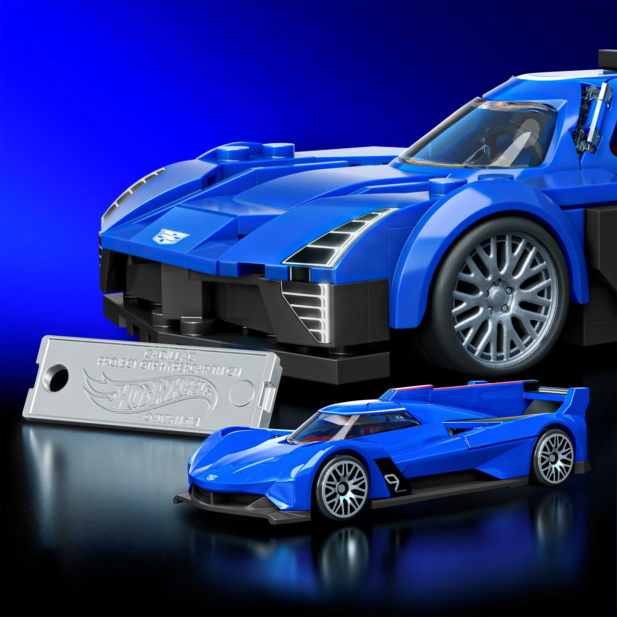 Mattel Brick Shop Hot Wheels Cadillac Project GTP Hypercar Building Set - Image 6