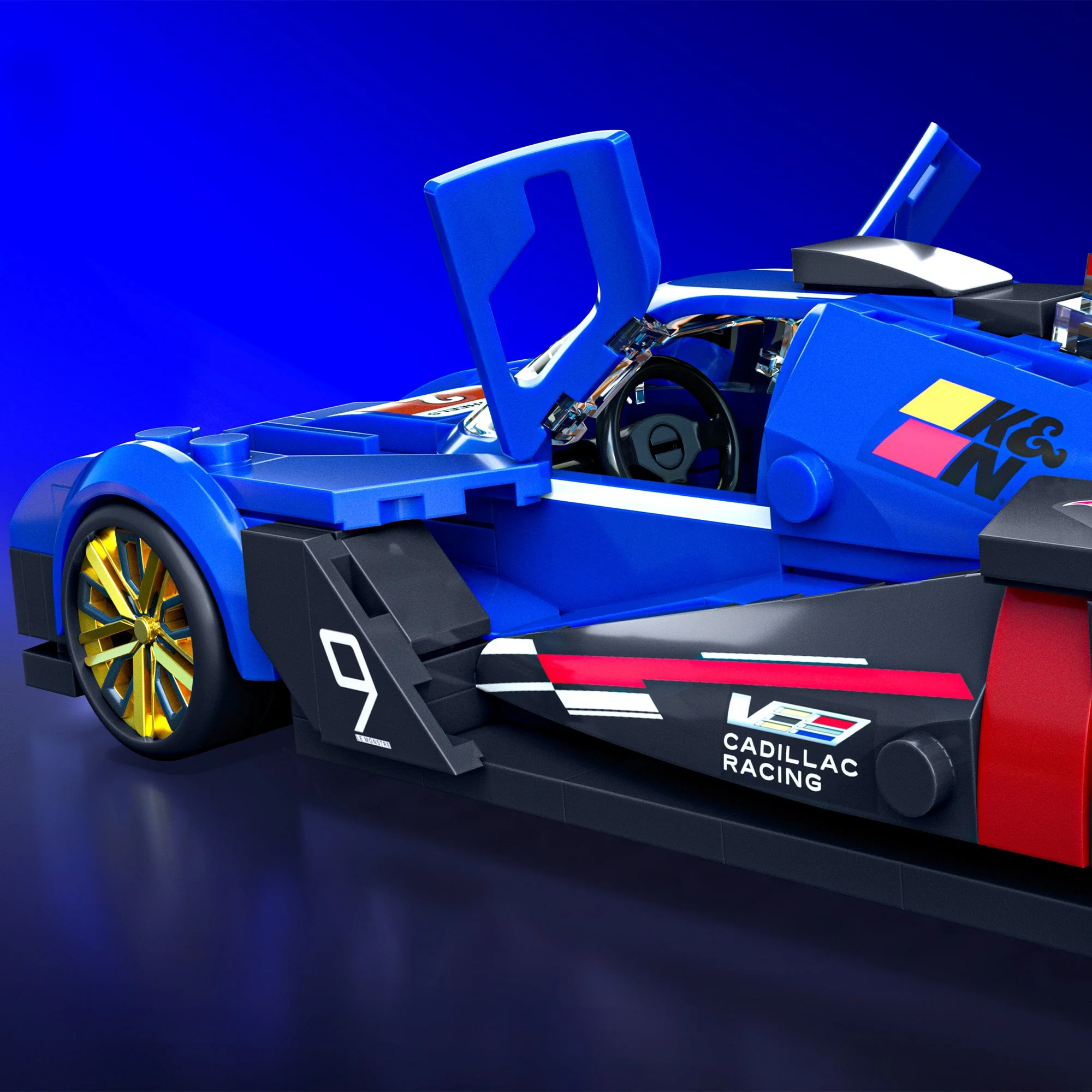 Mattel Brick Shop Hot Wheels Cadillac Project GTP Hypercar Building Set - Image 7