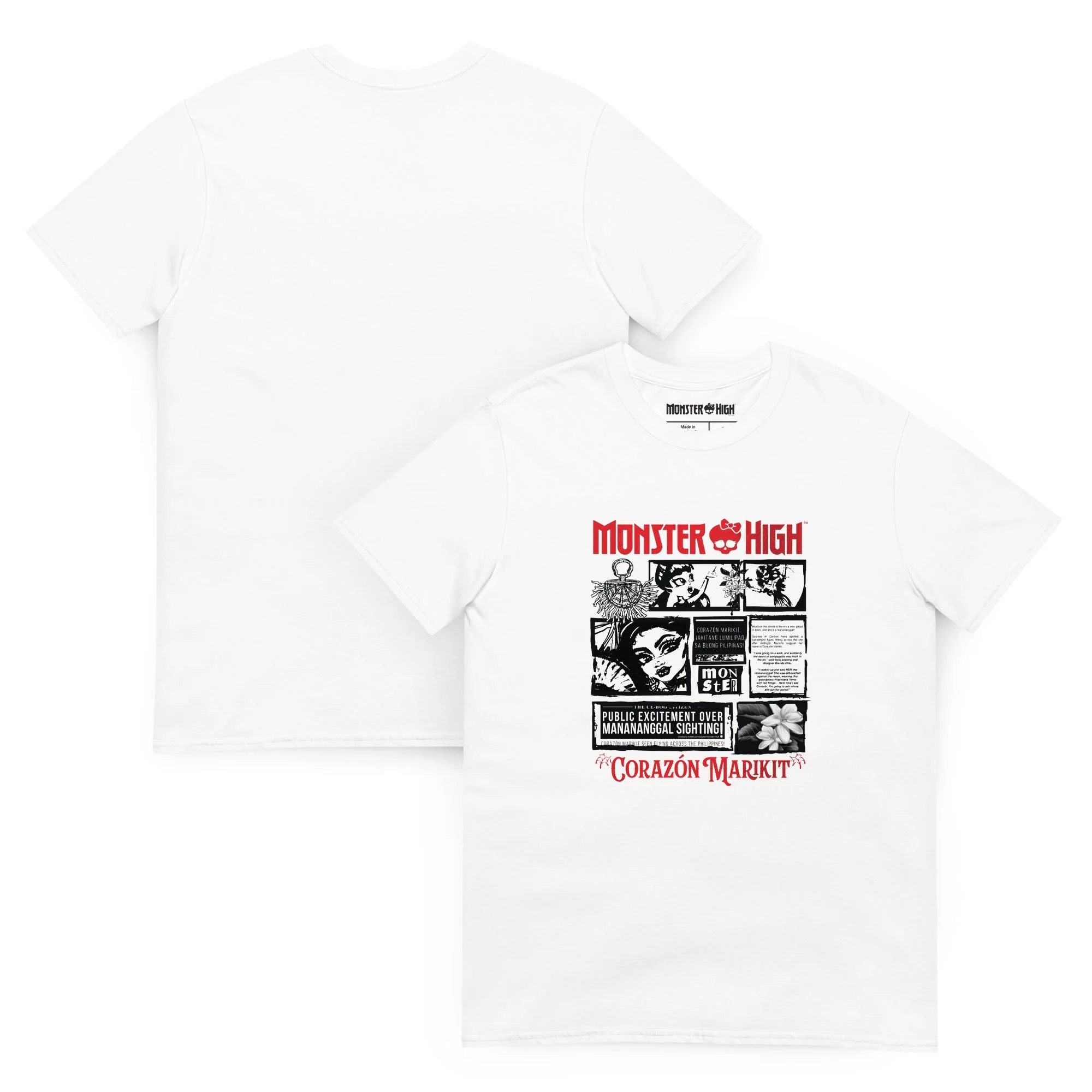 Monster High Corazon Marikit White T-Shirt - Image 3