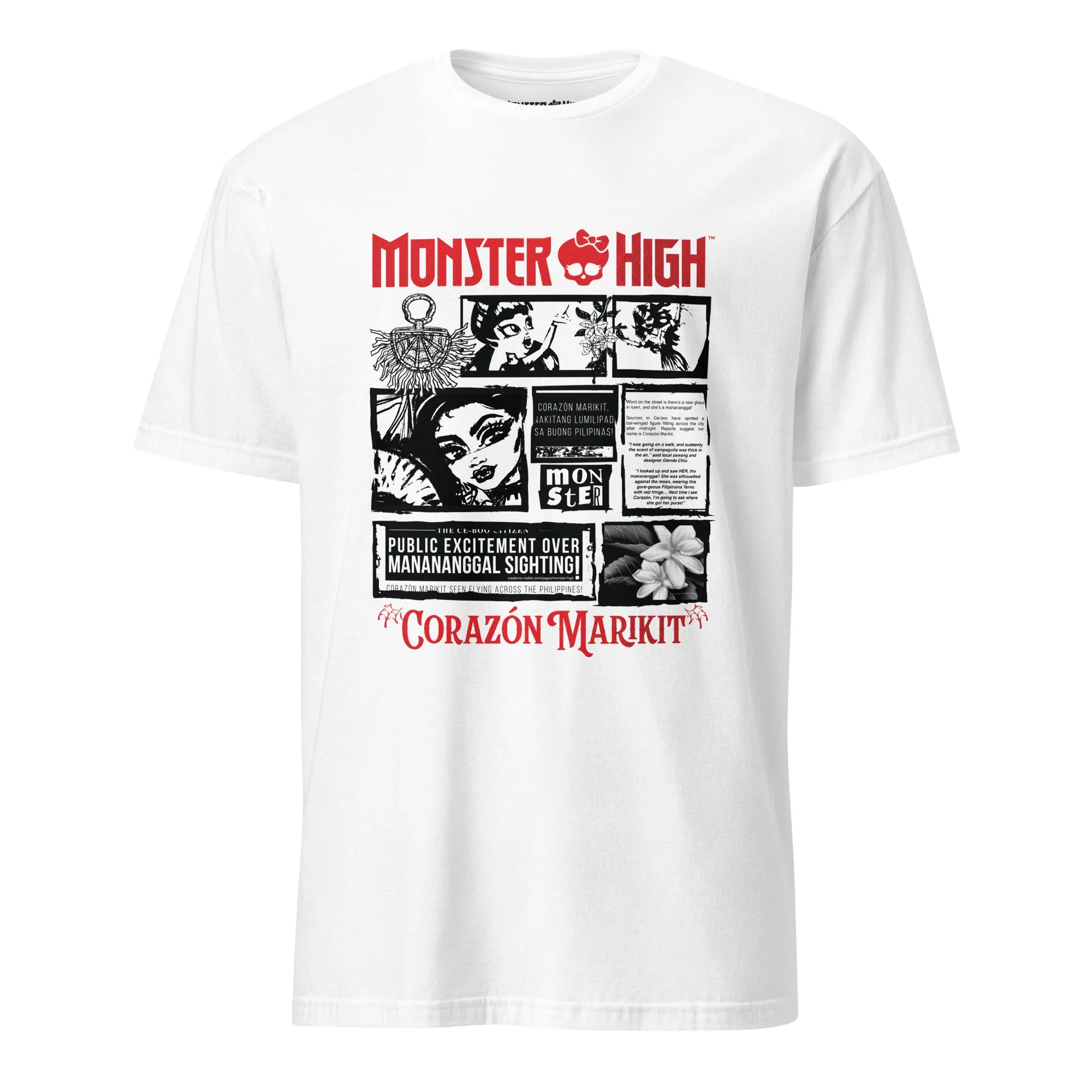 Monster High Corazon Marikit White T-Shirt - Image 4