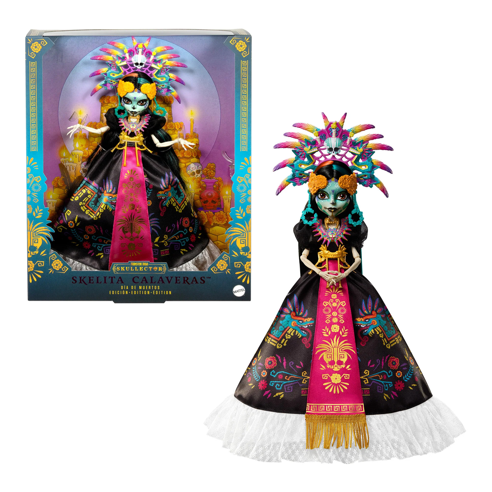 Monster High Skelita Calaveras Dia de Muertos Doll - Image 5