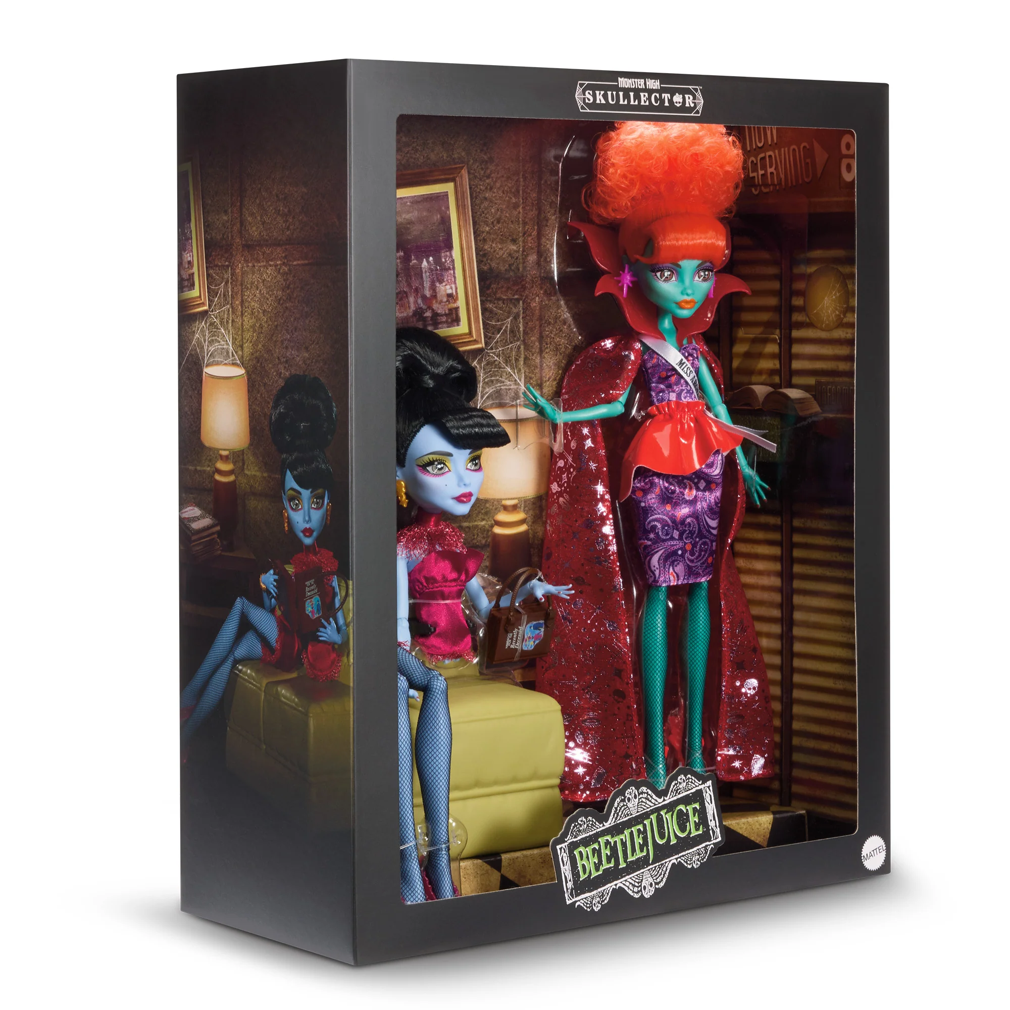Monster High Skullector Beetlejuice Afterlife Waiting Room 2-Pack - Image 9
