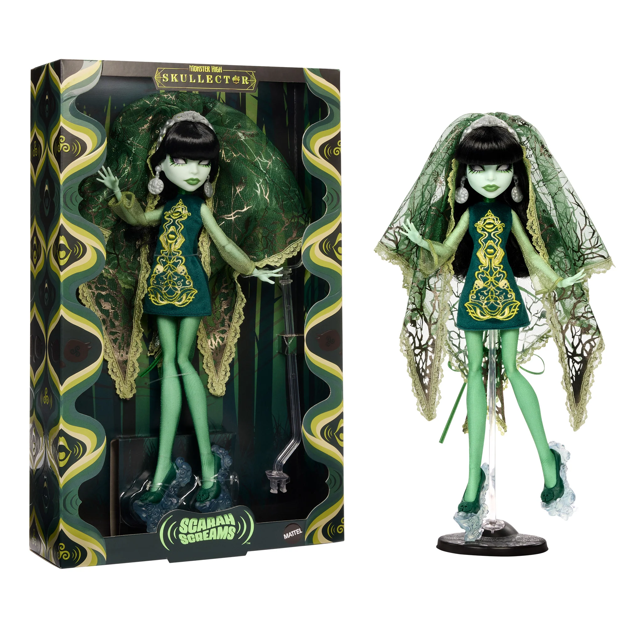 Monster High Skullector Scarah Screams Fang Club Doll - Image 7