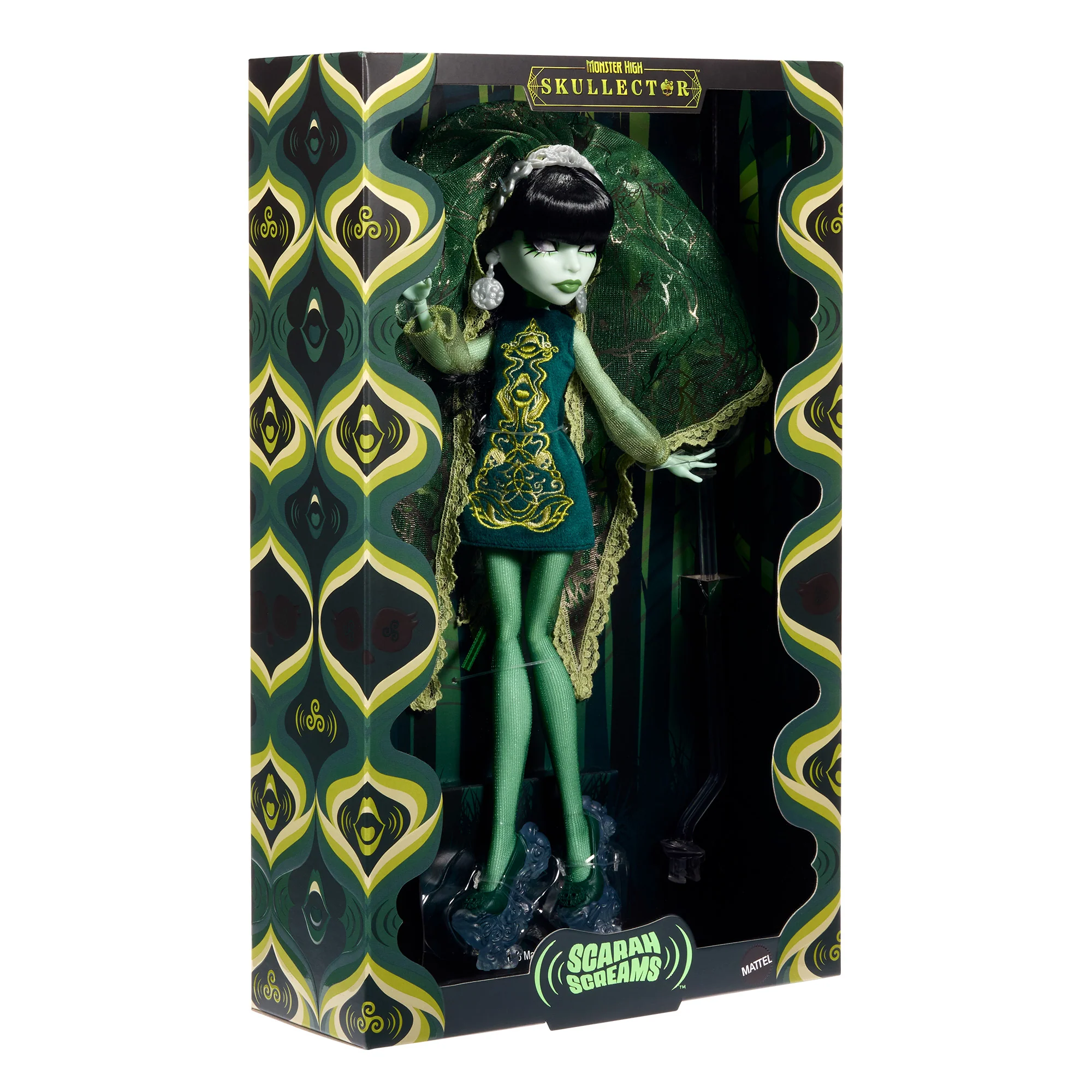 Monster High Skullector Scarah Screams Fang Club Doll - Image 8