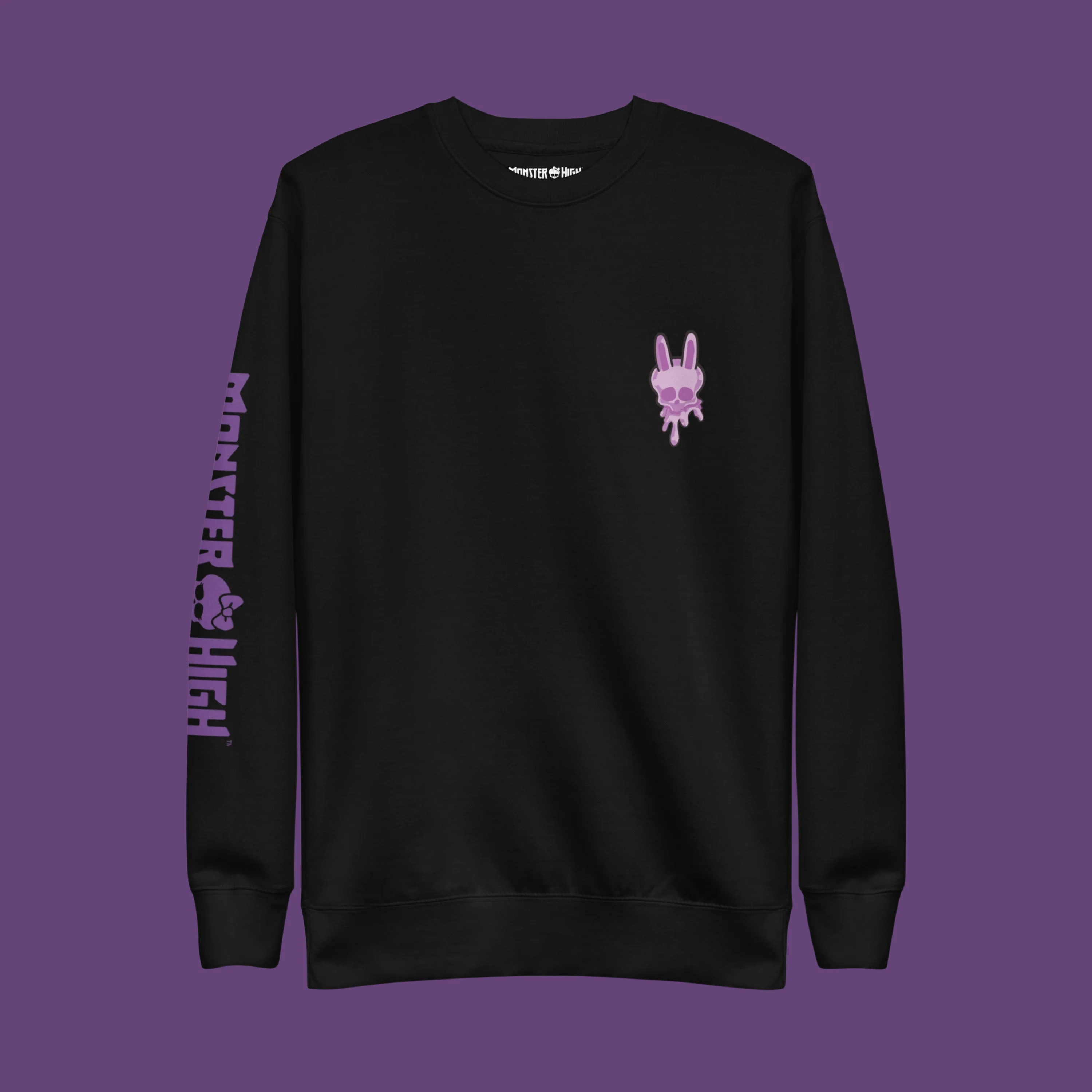 Monster High Sweet Scream Twyla Embroidered Black Sweatshirt