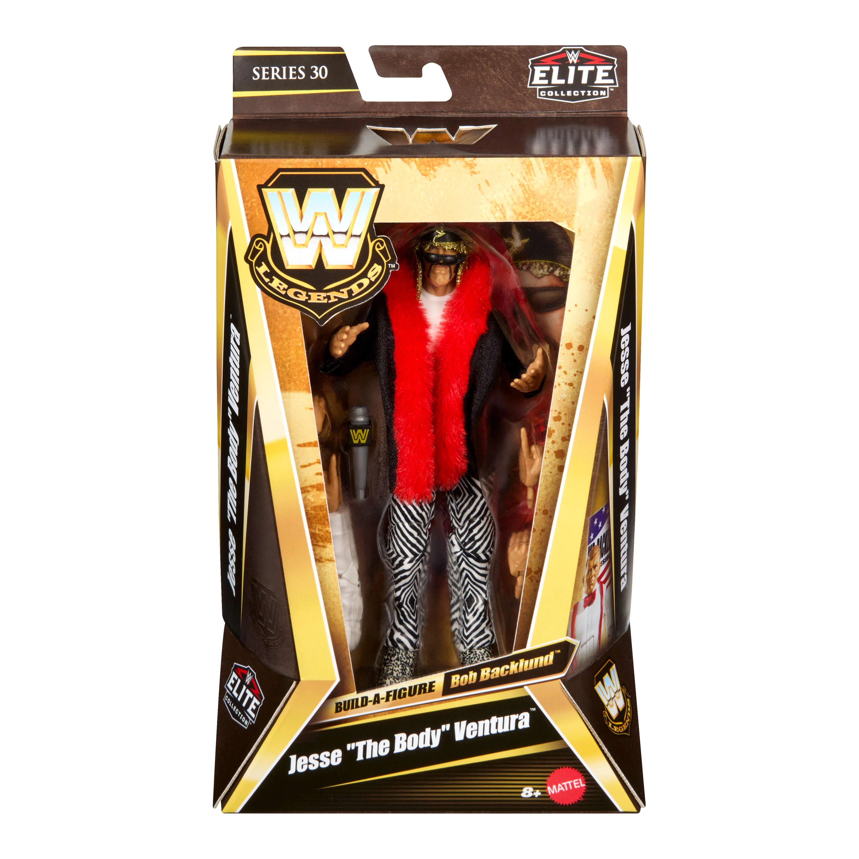 WWE Elite Legends Jesse “The Body” Ventura Action Figure - Image 4
